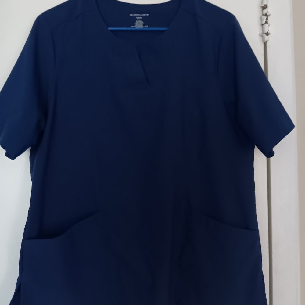 Design Collective Navy Scrub top